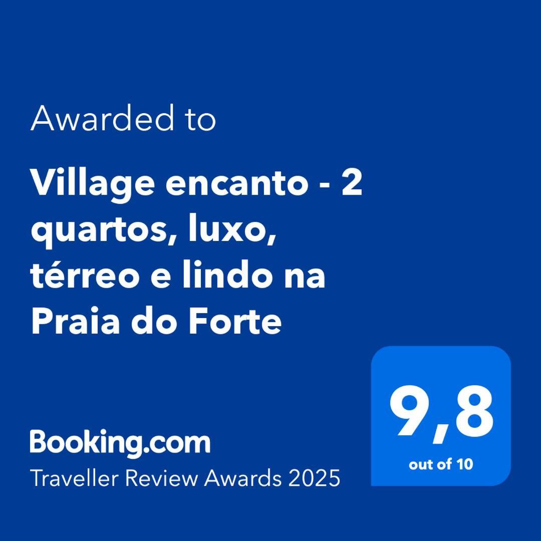 Village Encanto - 2 Quartos, Luxo, Terreo E Lindo Na Praia Do Forte Extérieur photo